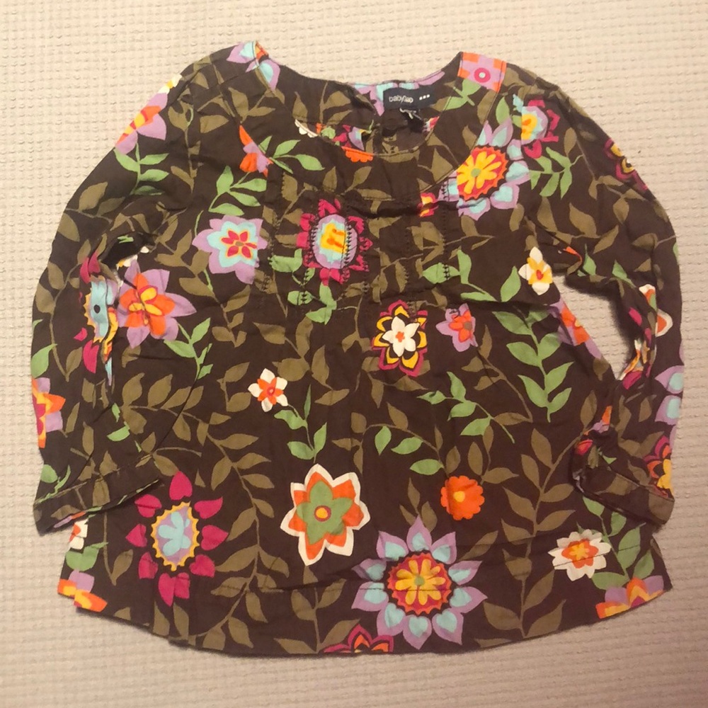 Floral swing shirt